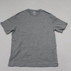 Duluth Trading Men Gray Long Tail Tee Shirt Heavy Size Large